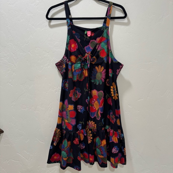 FARM Rio Dresses & Skirts - FARM Rio Lily's Garden Tank Summer Sun Mini Dress Floral Women's GG / XL